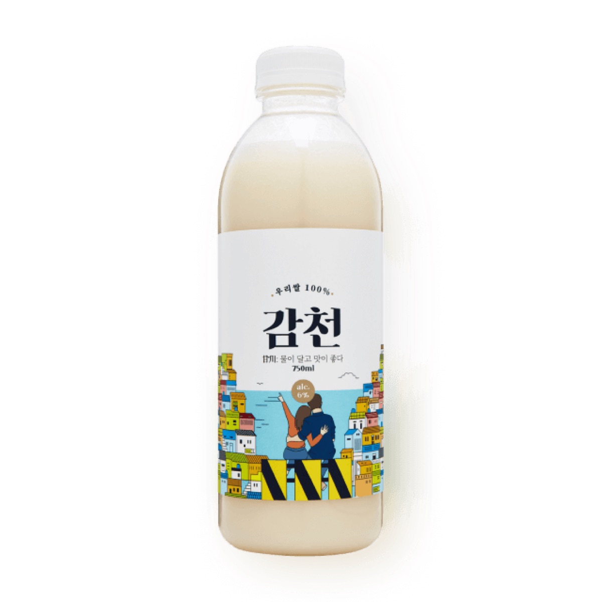 막걸리 목록의 감천막걸리 카드: 공식 제품 이미지